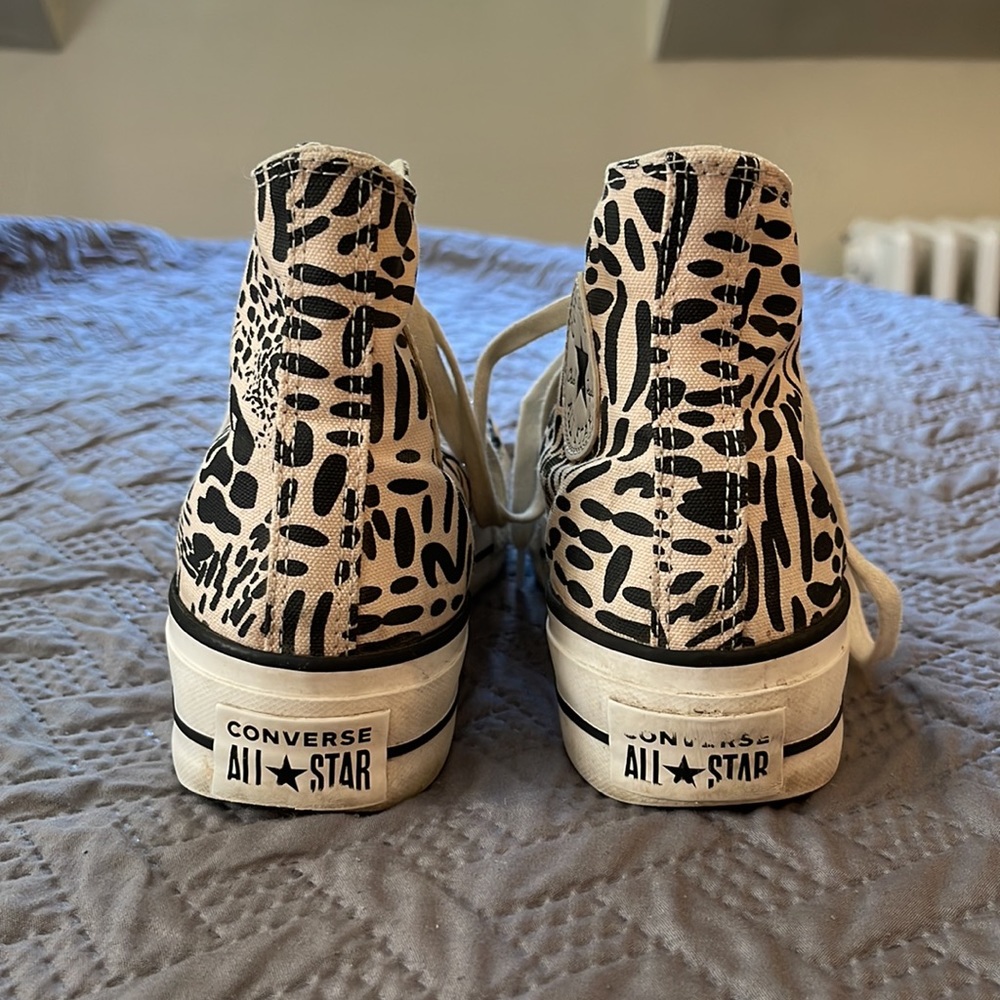 ANIMAL PRINT PLATFORM CHUCK TAYLOR ALL STAR CONVERSE - Picture 3 of 6
